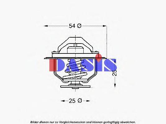 AKS DASIS 751900N Термостат, охолоджуюча рідина