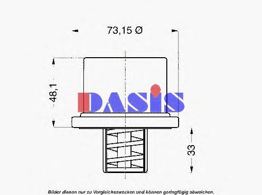 AKS DASIS 751984N Термостат, охолоджуюча рідина