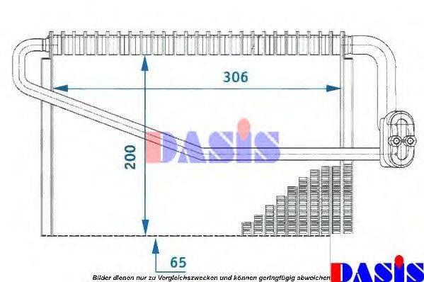 AKS DASIS 820201N Випарник, кондиціонер