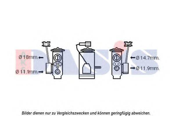 AKS DASIS 840206N Розширювальний клапан, кондиціонер