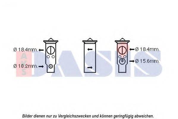 AKS DASIS 840222N Розширювальний клапан, кондиціонер