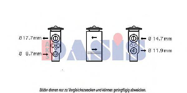 AKS DASIS 840660N Розширювальний клапан, кондиціонер