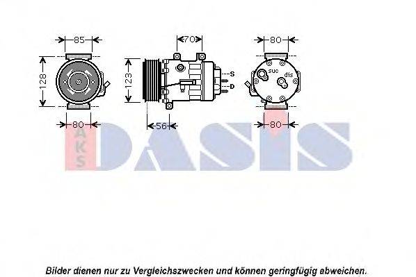 AKS DASIS 850427N Компресор, кондиціонер