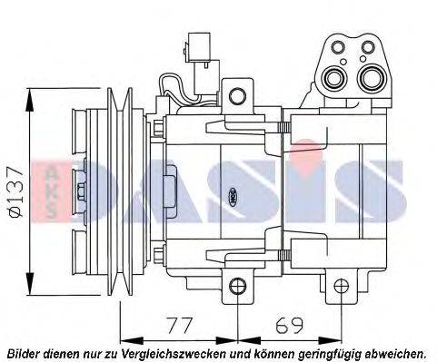 AKS DASIS 851641N Компресор, кондиціонер