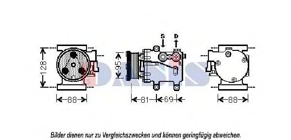 AKS DASIS 851832N Компресор, кондиціонер