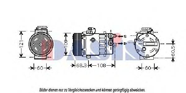 AKS DASIS 851859N Компресор, кондиціонер