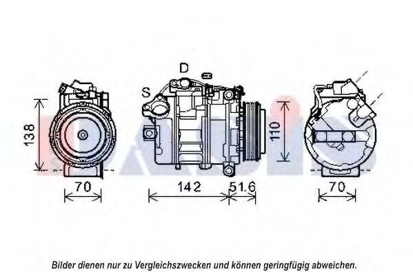 AKS DASIS 852549N Компресор, кондиціонер