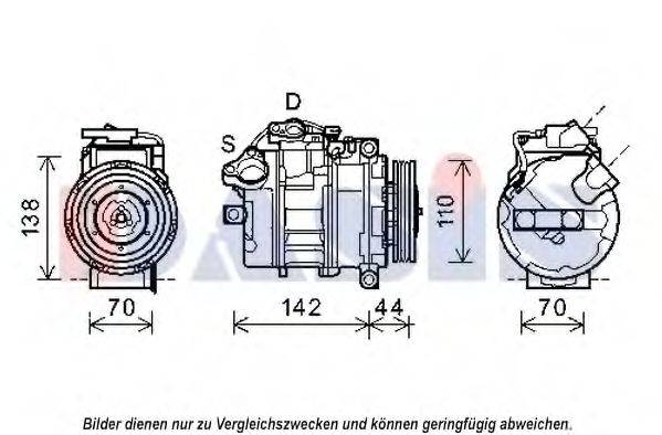 AKS DASIS 852551N Компресор, кондиціонер