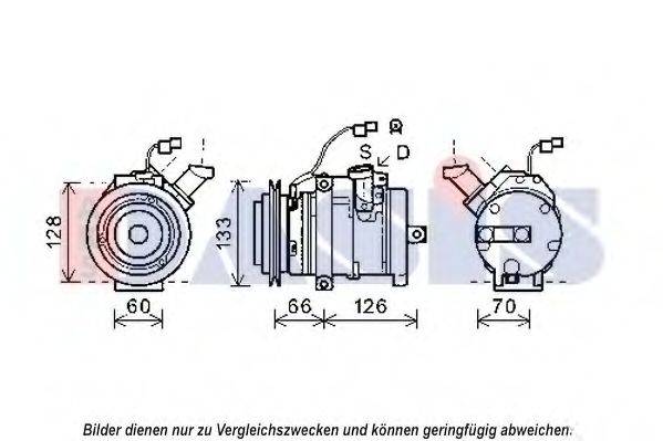 AKS DASIS 852601N Компресор, кондиціонер