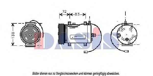 AKS DASIS 853510N Компресор, кондиціонер