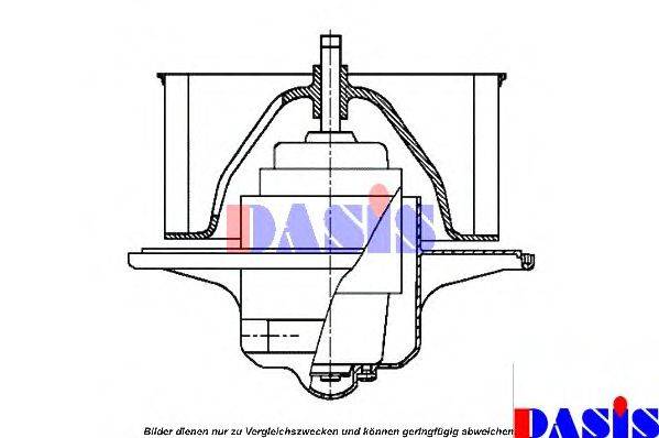 AKS DASIS 906590N Електродвигун, вентиляція салону