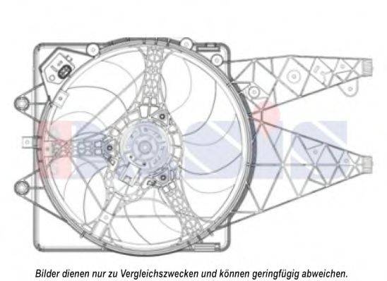 AKS DASIS 018011N Вентилятор, охолодження двигуна