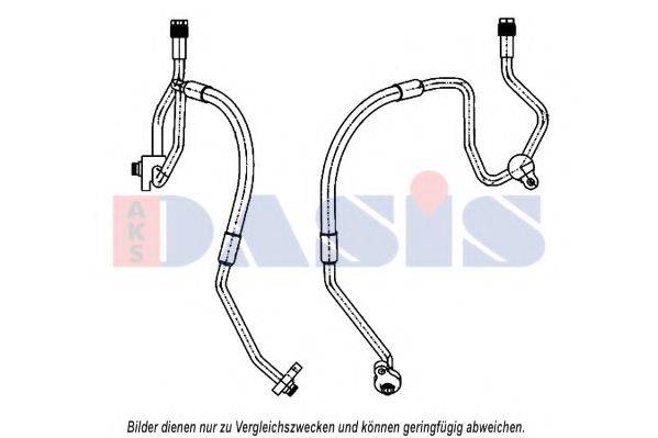 AKS DASIS 885863N Трубопровід високого тиску, кондиціонер