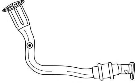 AKS DASIS SG16149 Труба вихлопного газу