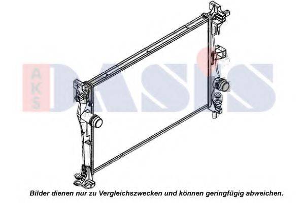 AKS DASIS 080118N Радіатор, охолодження двигуна