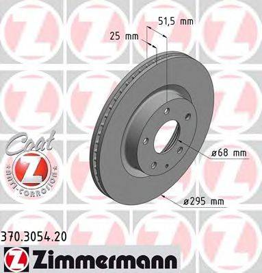 ZIMMERMANN 370305420 гальмівний диск