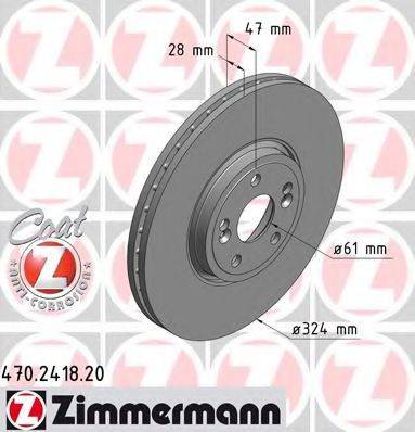 ZIMMERMANN 470241820 гальмівний диск