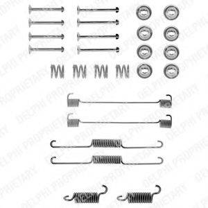 DELPHI LY1006 Комплектуючі, гальмівна колодка