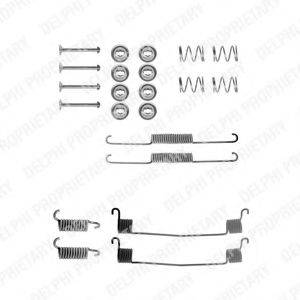 DELPHI LY1023 Комплектуючі, гальмівна колодка