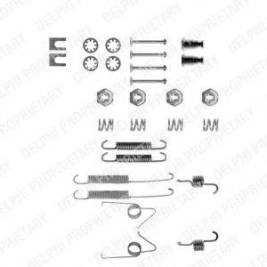DELPHI LY1038 Комплектуючі, гальмівна колодка