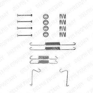 DELPHI LY1158 Комплектуючі, гальмівна колодка