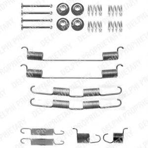 DELPHI LY1204 Комплектуючі, гальмівна колодка