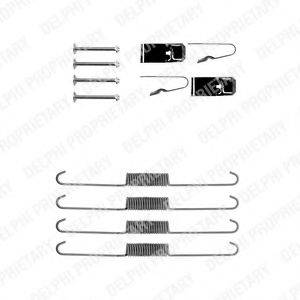 DELPHI LY1205 Комплектуючі, гальмівна колодка