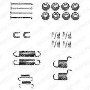 DELPHI LY1326 Комплектуючі, гальмівна колодка