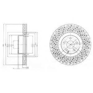 DELPHI BG9879 гальмівний диск