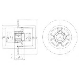 DELPHI BG9029RS гальмівний диск