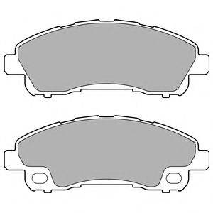 DELPHI LP2716 Комплект гальмівних колодок, дискове гальмо