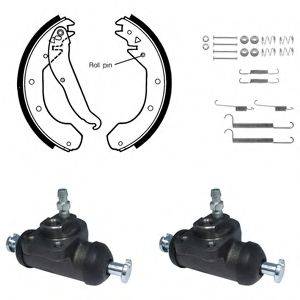 DELPHI KP888 Комплект гальмівних колодок