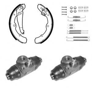 DELPHI 1041 Комплект гальмівних колодок