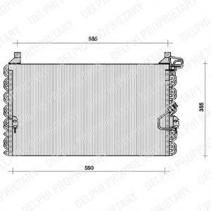 DELPHI TSP0225044 Конденсатор, кондиціонер