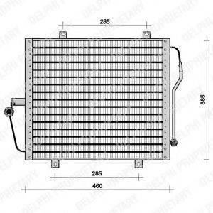 DELPHI TSP0225056 Конденсатор, кондиціонер