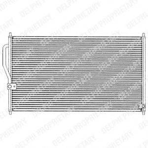 DELPHI TSP0225206 Конденсатор, кондиціонер