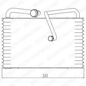 DELPHI TSP0525015 Випарник, кондиціонер