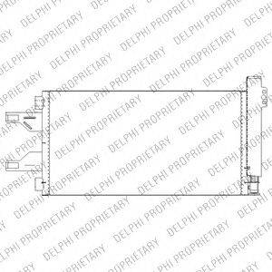 DELPHI TSP0225676 Конденсатор, кондиціонер