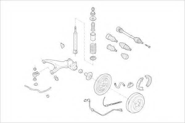 DELPHI VW05274R Підвіска колеса