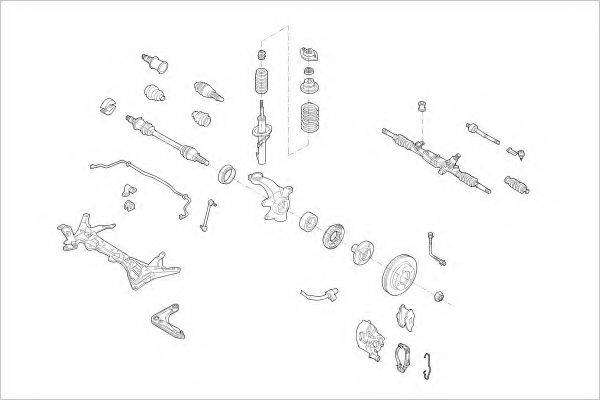 DELPHI FORD03890F Підвіска колеса