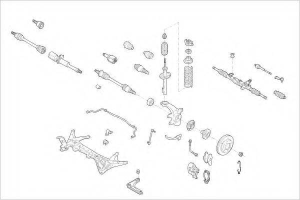 DELPHI FORD05175F Підвіска колеса