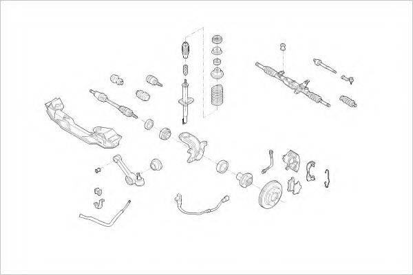 DELPHI FORD05182F Підвіска колеса