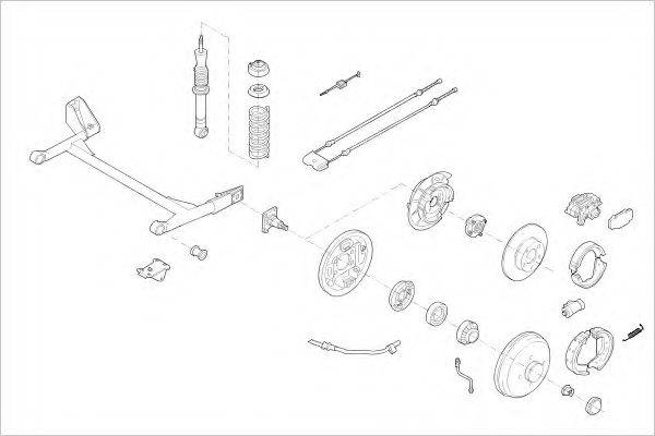 DELPHI FORD05190R Підвіска колеса