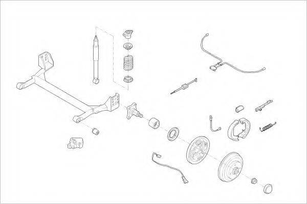 DELPHI FORD18329R Підвіска колеса