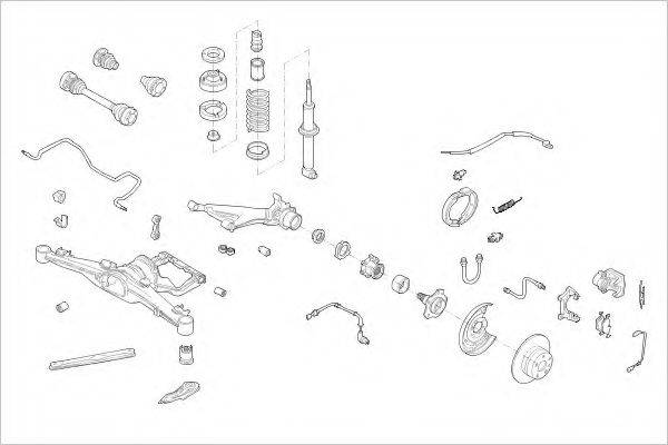 DELPHI BMW00244R Підвіска колеса