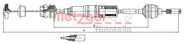 METZGER 113266 Трос, управління зчепленням