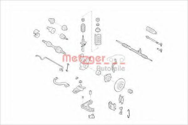 METZGER FOA4V Підвіска колеса