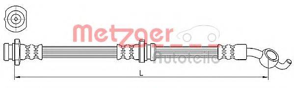 METZGER 4110392 Гальмівний шланг