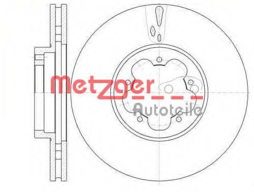 METZGER 6102210 гальмівний диск