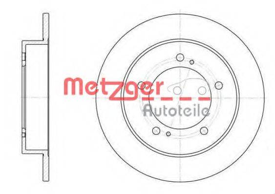 METZGER 633100 гальмівний диск